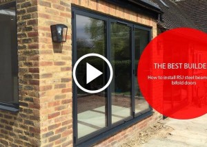 How To Install RSJ Steel Beams With Bifold Doors
