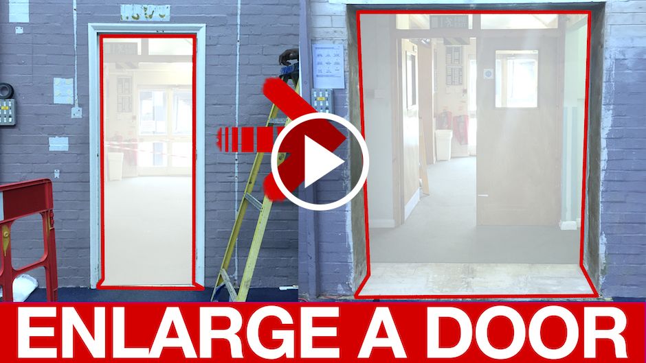How to Extend a Door with a Steel Beam - `Video