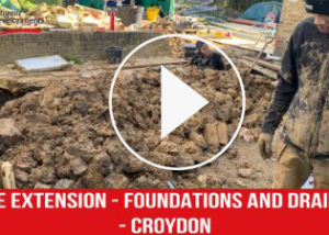 Home extension | Foundations and Drainage in Croydon Video Thumbnail