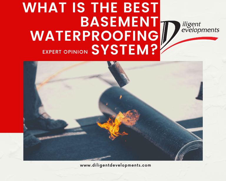 What is the best waterproofing system advice by Diligent Developments