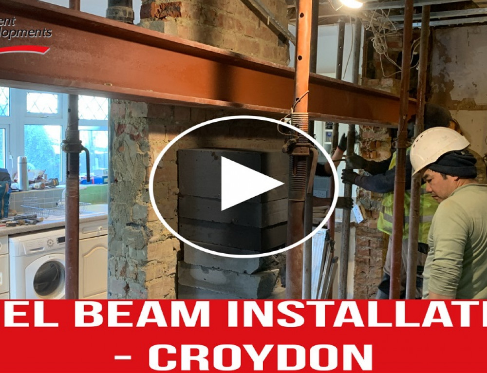 Watch NOW How To Install RSJ Steel Beams With Bifold Doors